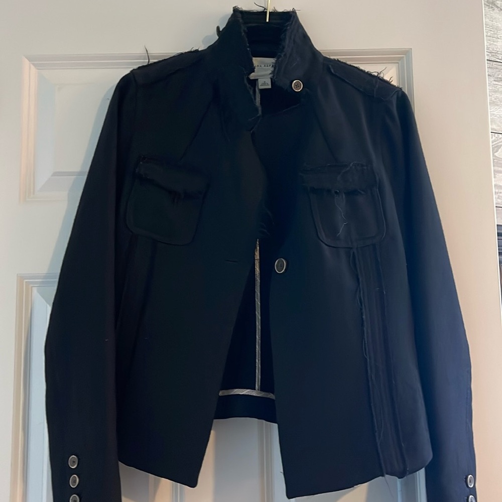 Black rugged Banana Republic blazer